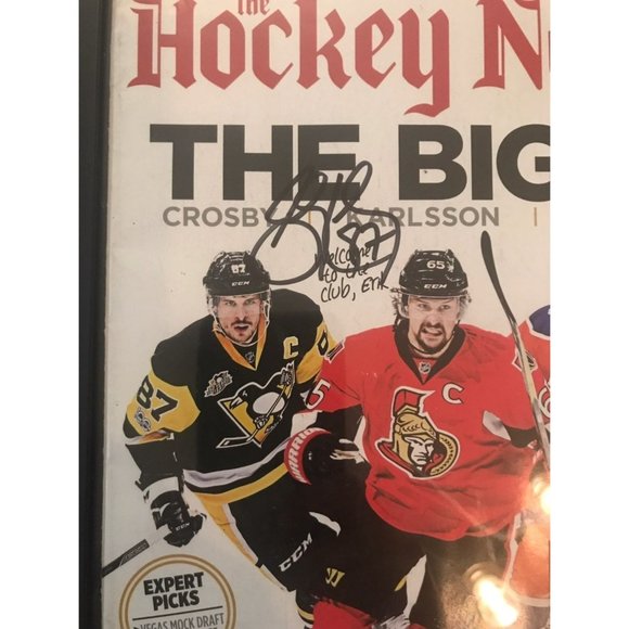 Sydney Crosby Signed Hockey Magazine COA - Picture 7 of 7